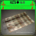 Checked silk imitation shawl